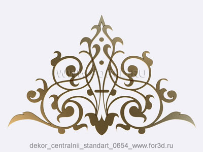 2d Декор центральный стандарт 0654