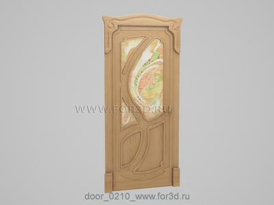 Дверь 0210 | stl - 3d model for CNC