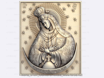 Икона 0107 Остробрамская